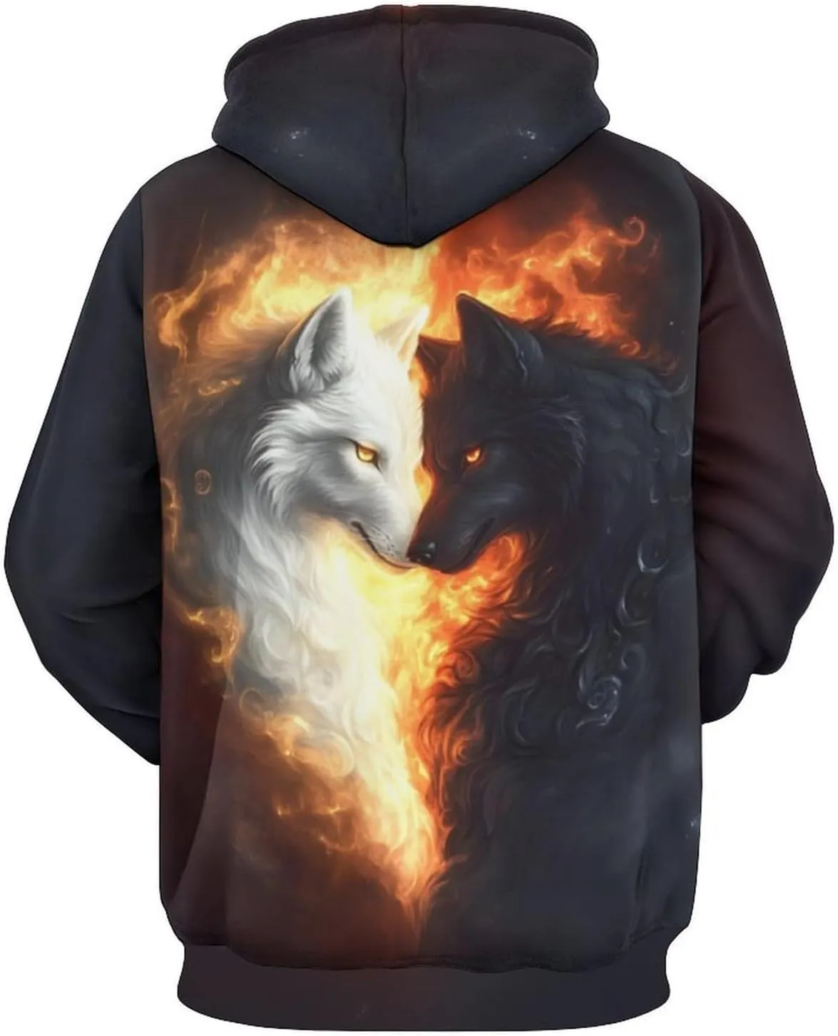 Men's Digital Print Sweatshirts Hooded Top Galaxy Pattern Hoodie