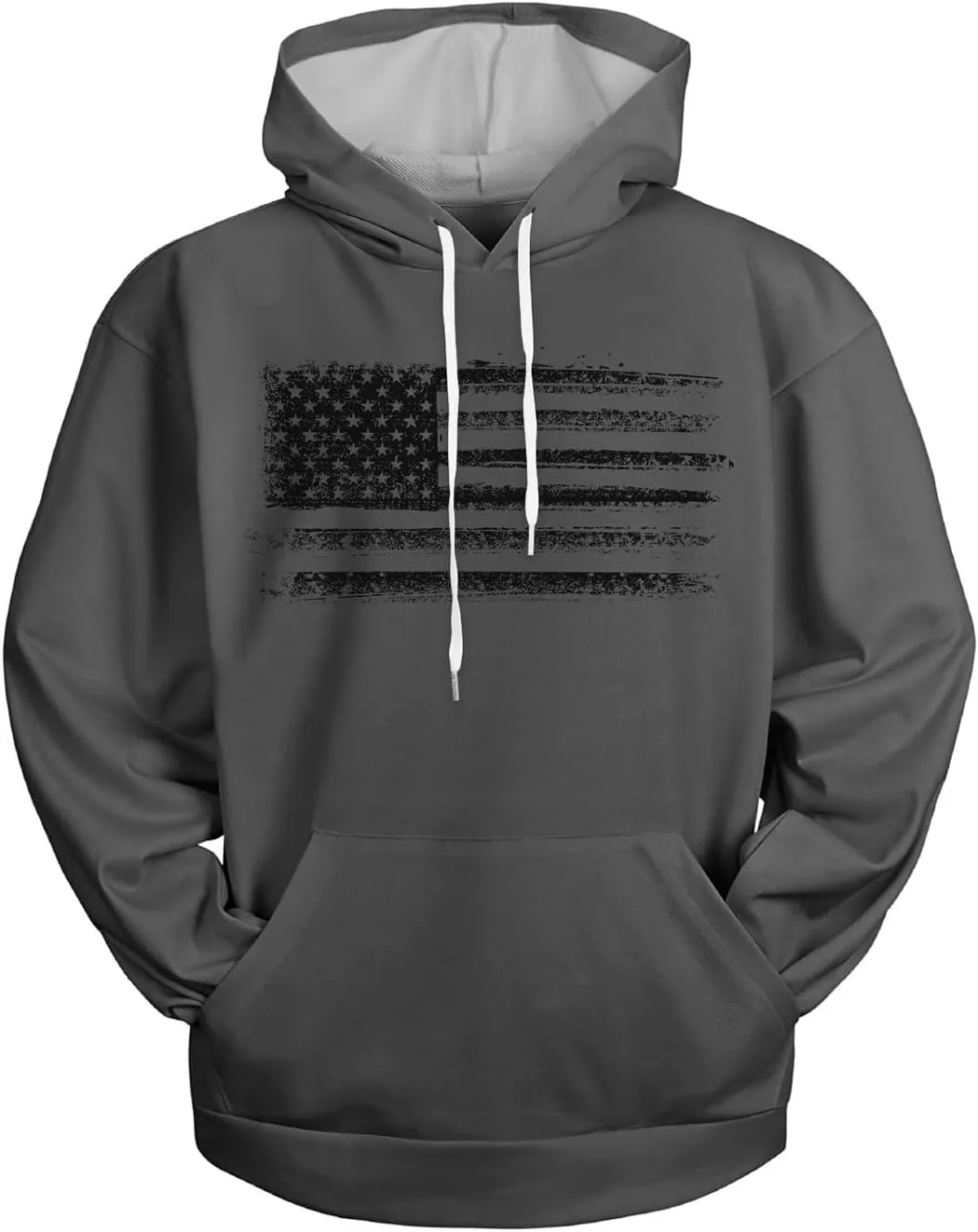 Men's Graphic Big and Tall Hoodie: Lightweight Heated Designer Sweatshirt Casaul Flannel Pullover