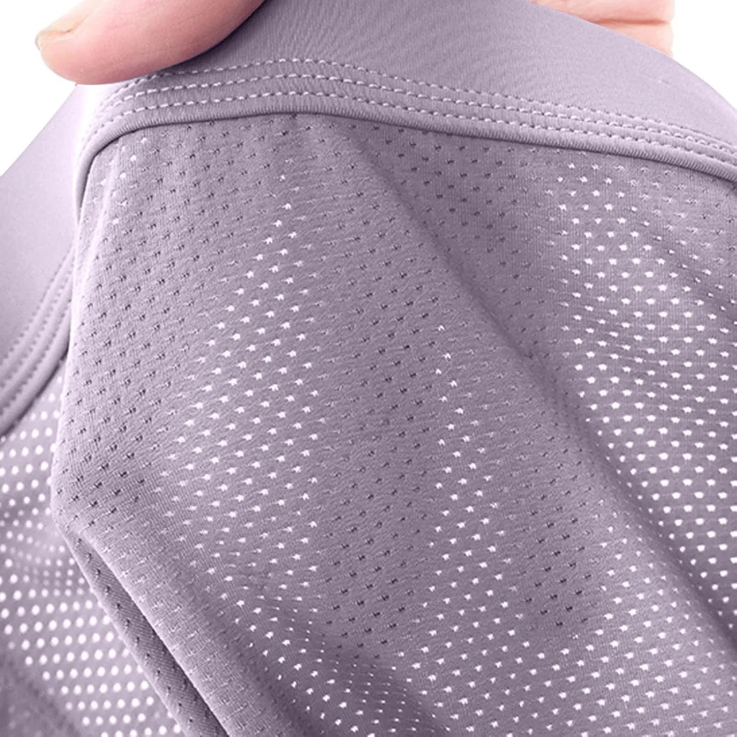 Mens Ice Silk Boxer Briefs Bulge Pouch Trunks Underwear Moisture Wicking Comfortable Breathable Underpants