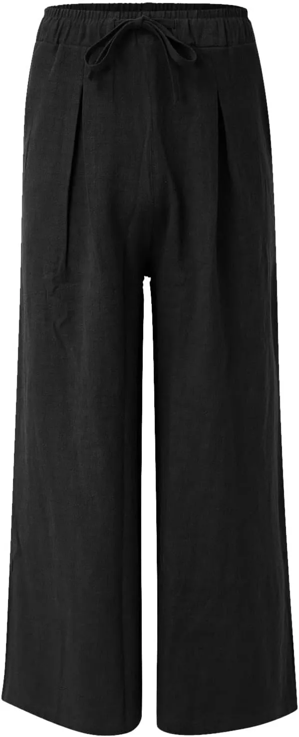 Mens Sweatpants with Pockets Big and Tall Thick Fleece Joggers Loose Sport Long Trousers Male Casual Warm Sweatpants
