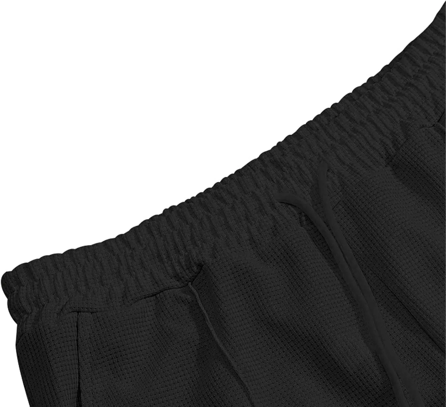 Mens Track Suits 2 Piece Set Waffle Quarter Zip Casual Athletic Jogging Outfits Long Sleeve Track Suits for Men Set