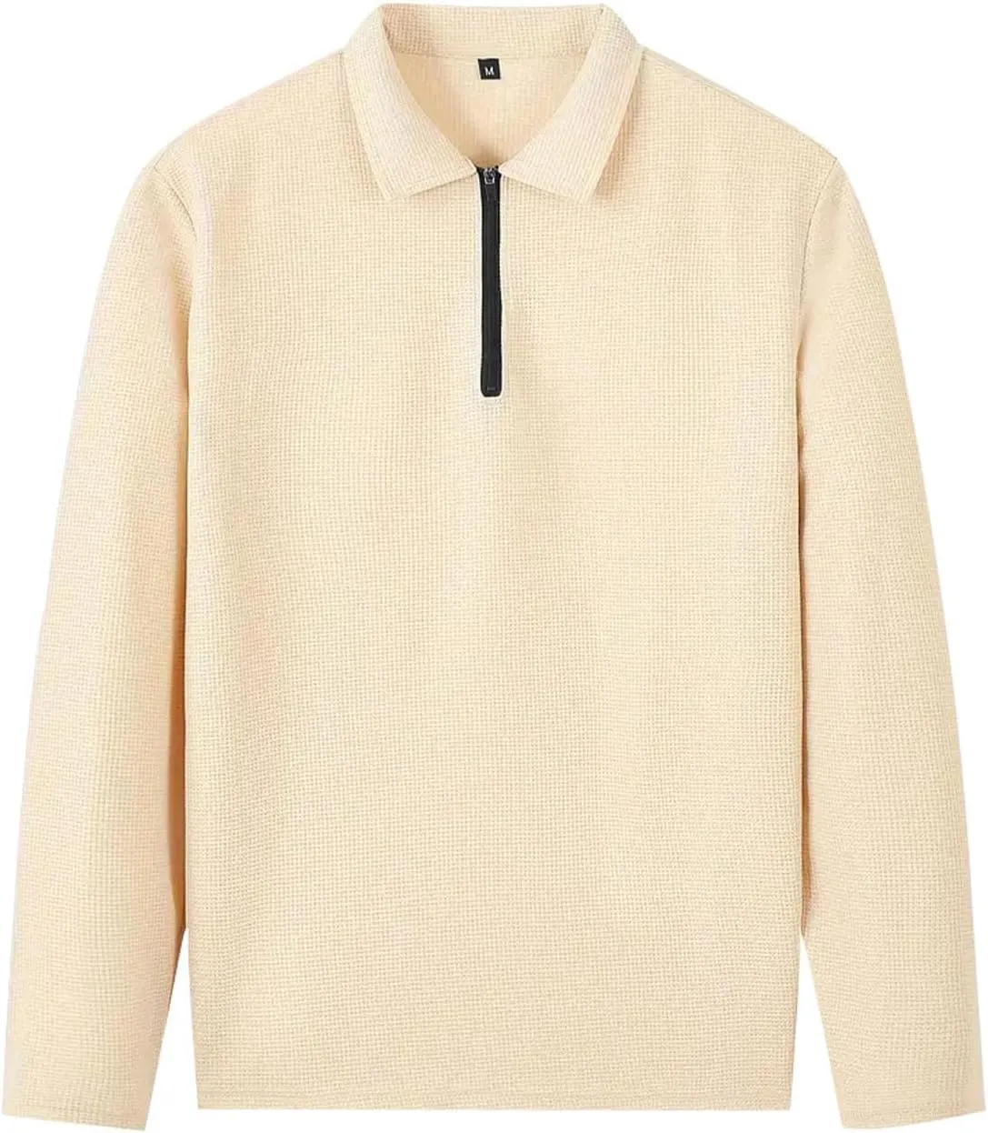 Mens Track Suits 2 Piece Set Waffle Quarter Zip Casual Athletic Jogging Outfits Long Sleeve Track Suits for Men Set