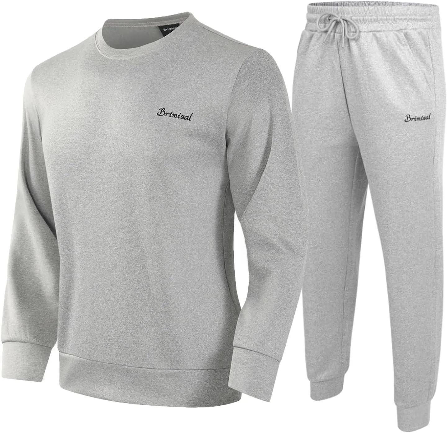 Men's Tracksuits 2 Piece Sets Outfits For Men Sweatsuits Long Sleeve Crewneck Pullover Active Jogging Sportswear