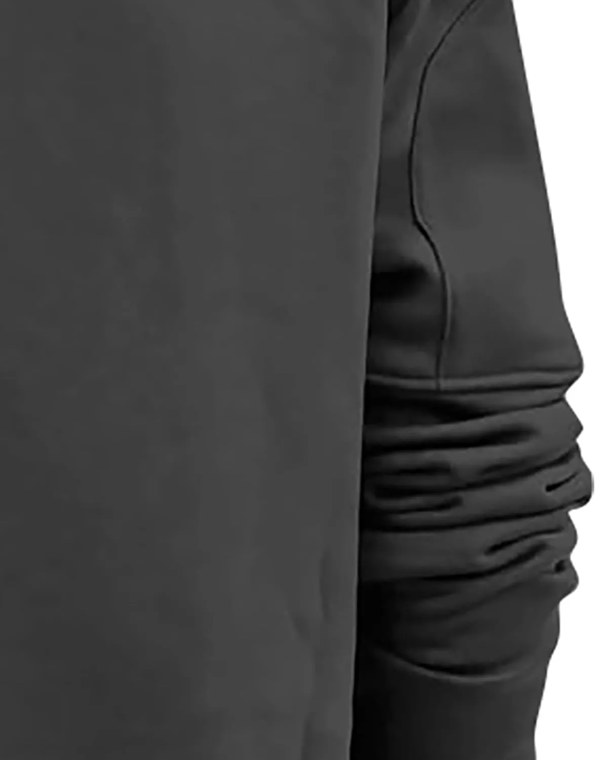 Mens Zip Up Hoodie Vintage Long Sleeve Hoodie Half Zipper Hooded Sweatshirt Top Workwear Multi Fleece Men's Hoodie
