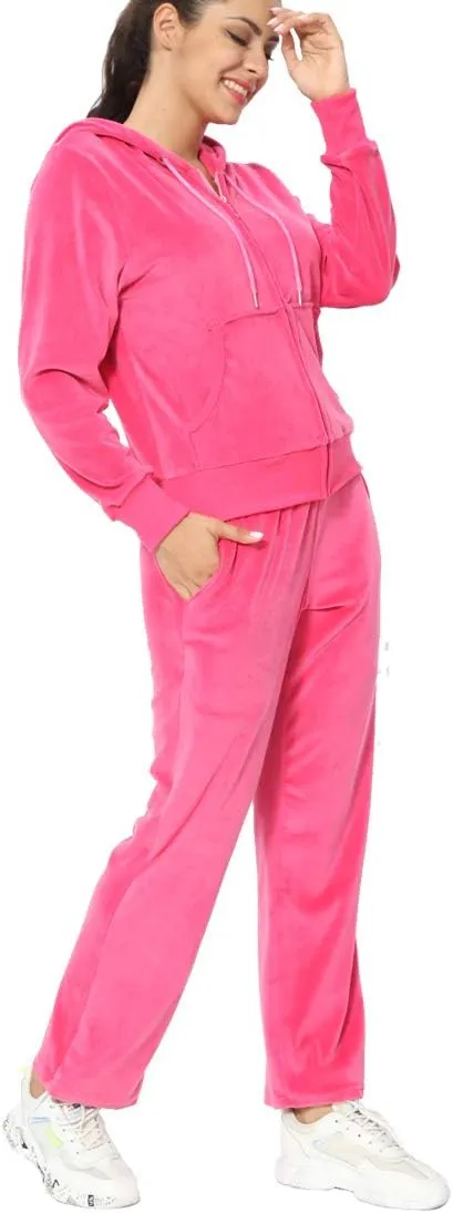 MINANUO Tracksuit 2 Pieces Joggers Outfits for Women Jogging Sweatsuits Set