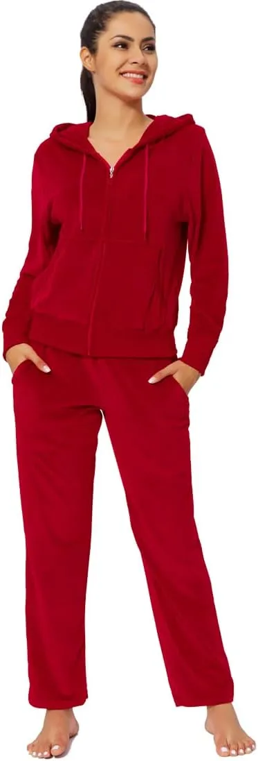 MINANUO Tracksuit 2 Pieces Joggers Outfits for Women Jogging Sweatsuits Set