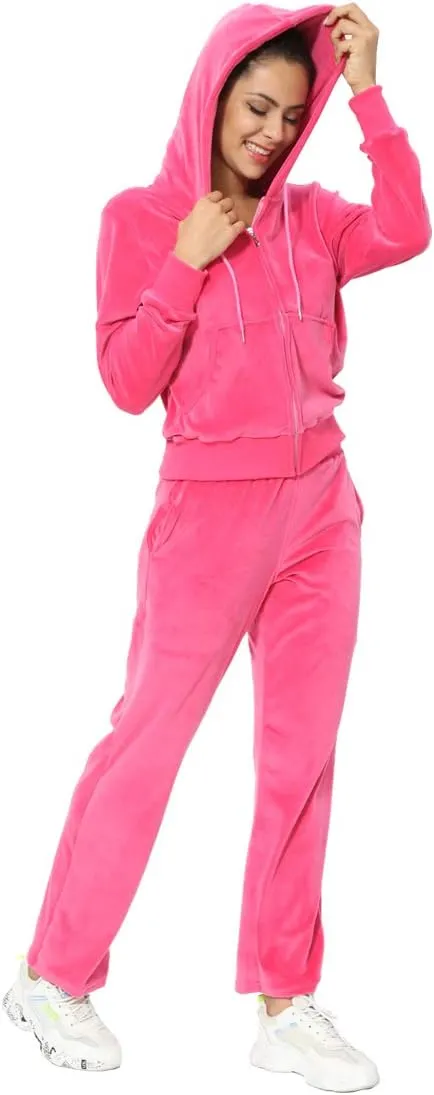 MINANUO Tracksuit 2 Pieces Joggers Outfits for Women Jogging Sweatsuits Set
