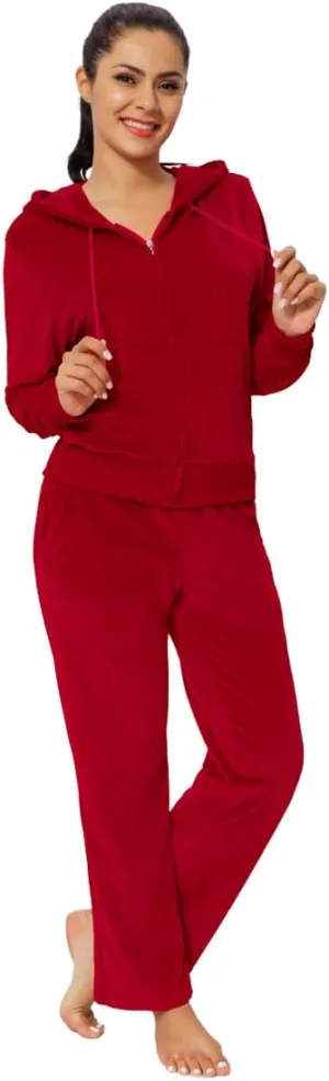 MINANUO Tracksuit 2 Pieces Joggers Outfits for Women Jogging Sweatsuits Set