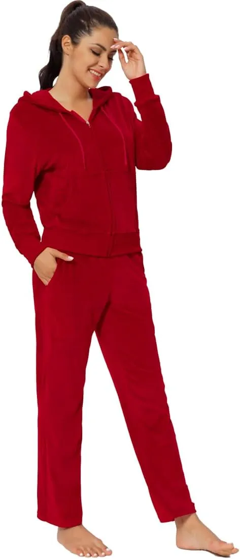 MINANUO Tracksuit 2 Pieces Joggers Outfits for Women Jogging Sweatsuits Set