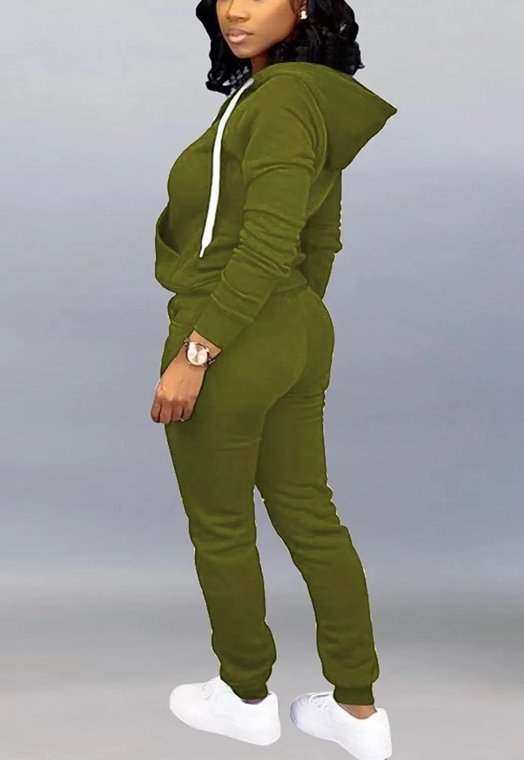 Mrskoala Two Piece Outfits for Women Tracksuit Sweat Suits Workout Jogging Sets Loungewear with Pocket