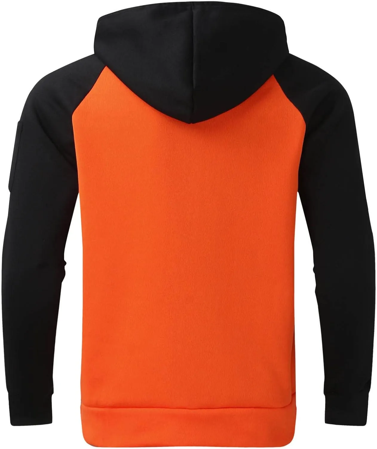 Muscularfit Mens Big and Tall Hoodies Pullover Color Block Long Sleeve Gym Workout Hoodies Casual Lightweight Sweatshirt 2023