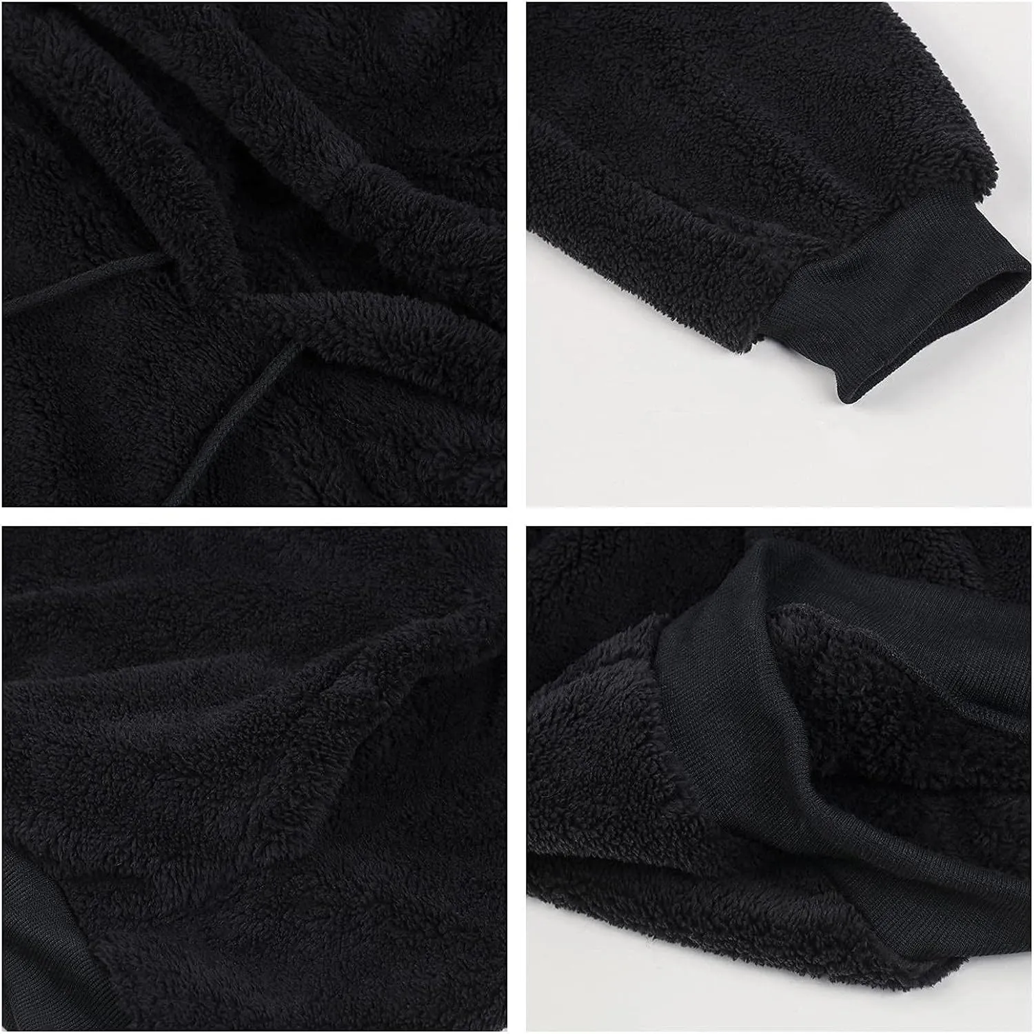 Muscularfit Men's Hoodies & Sweatshirts Casual Long Sleeve Plush and Fleece Hooded Sweater Fashion Fall Winter Pullover Coat
