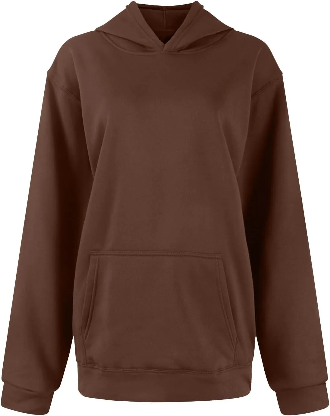 NBXNZWF Women's Oversized Hoodies 2025 Fall Y2K Clothes Long Sleeve Casual Loose Pullover Hooded Sweatshirts with Pocket