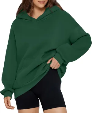 NBXNZWF Women's Oversized Hoodies 2025 Fall Y2K Clothes Long Sleeve Casual Loose Pullover Hooded Sweatshirts with Pocket