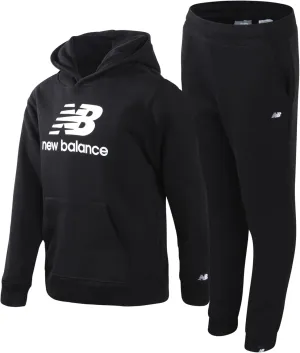 New Balance Boys Tracksuit Set - 2 Piece Athletic Performance Fleece Pullover Hoodie and Jogger Sweatpants Set (Sizes: 8-20)