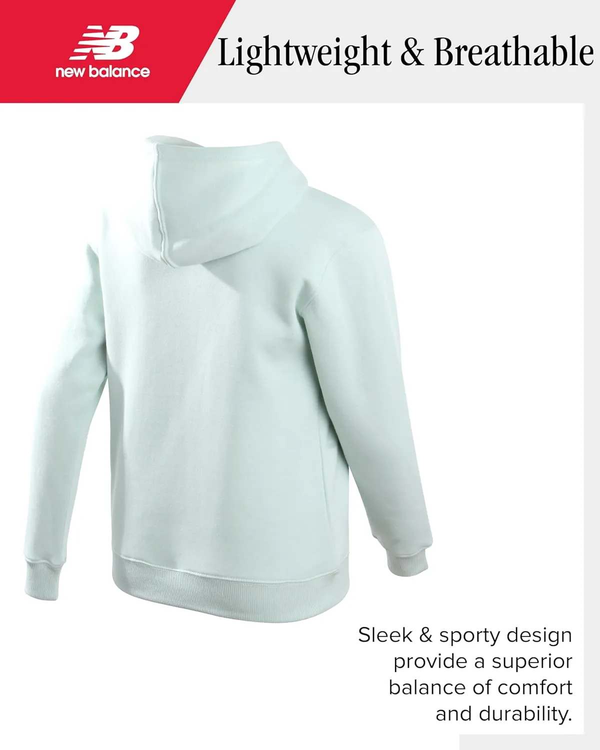 New Balance Girls' Jogger Set - 2 Piece Pullover Fleece Hoodie Sweatshirt and Jogger Sweatpants for Girls (Sizes: 5-16)