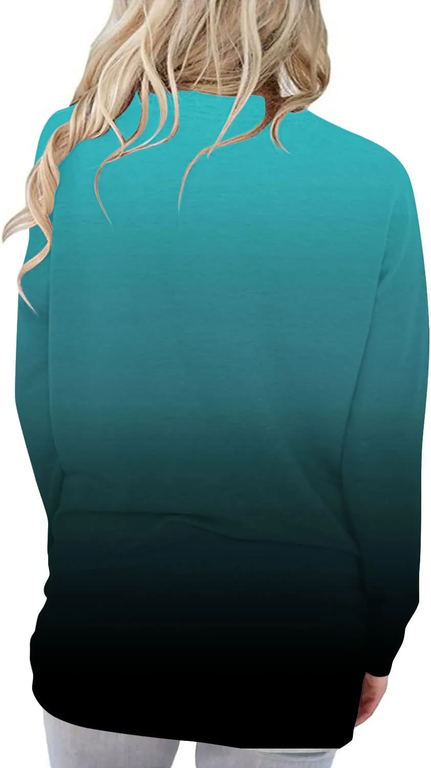 onlypuff Women's Pocket Shirt Graphic Tunic Tops Sweatshirts