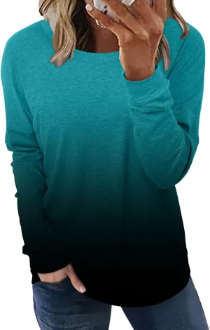 onlypuff Women's Pocket Shirt Graphic Tunic Tops Sweatshirts