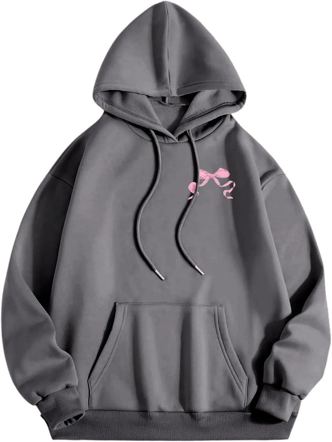 Oversized Hoodies for Women Plus Size Fall Long Sleeve Casual Print Preppy Hoodie Y2k Sweatshirts Teen Girls Clothes