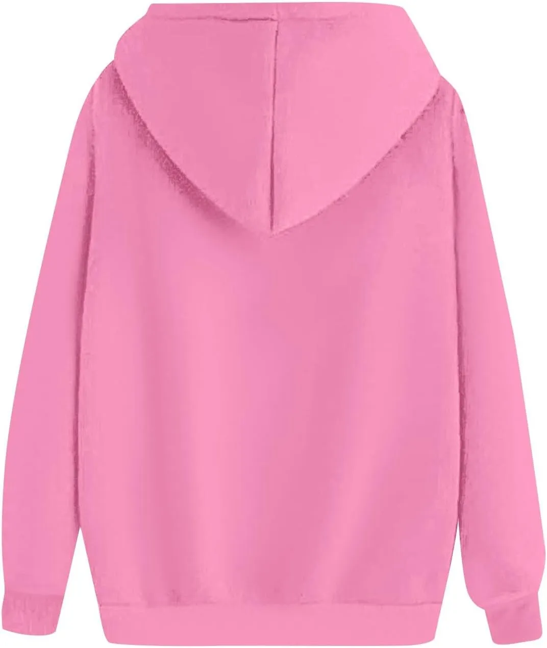 Oversized Hoodies For Women,2024 Fall Trendy Basic Plain Y2K Hoodies Drawstring Pullover Tops Long Sleeve Sweatshirt