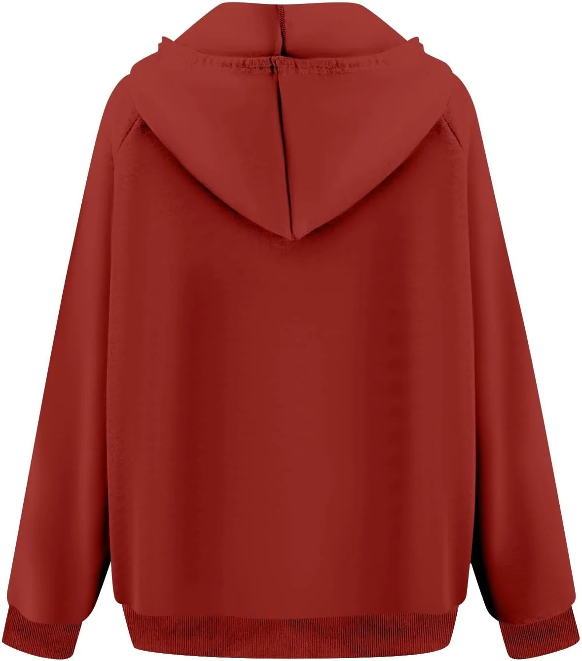 Quarter Zip Pullover Women,2024 Fall Casual Loose Oversized Hoodies Plain Long Sleeve Shirts With Kangaroo Pockets