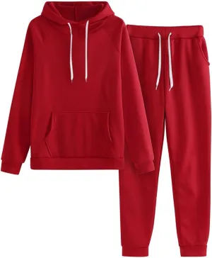 SHAOBGE Womens 2 Piece Outfits Lounge Hoodie Sweatsuit Sets Oversized Sweatshirt Baggy Fall Fashion Sweatpants with Pockets