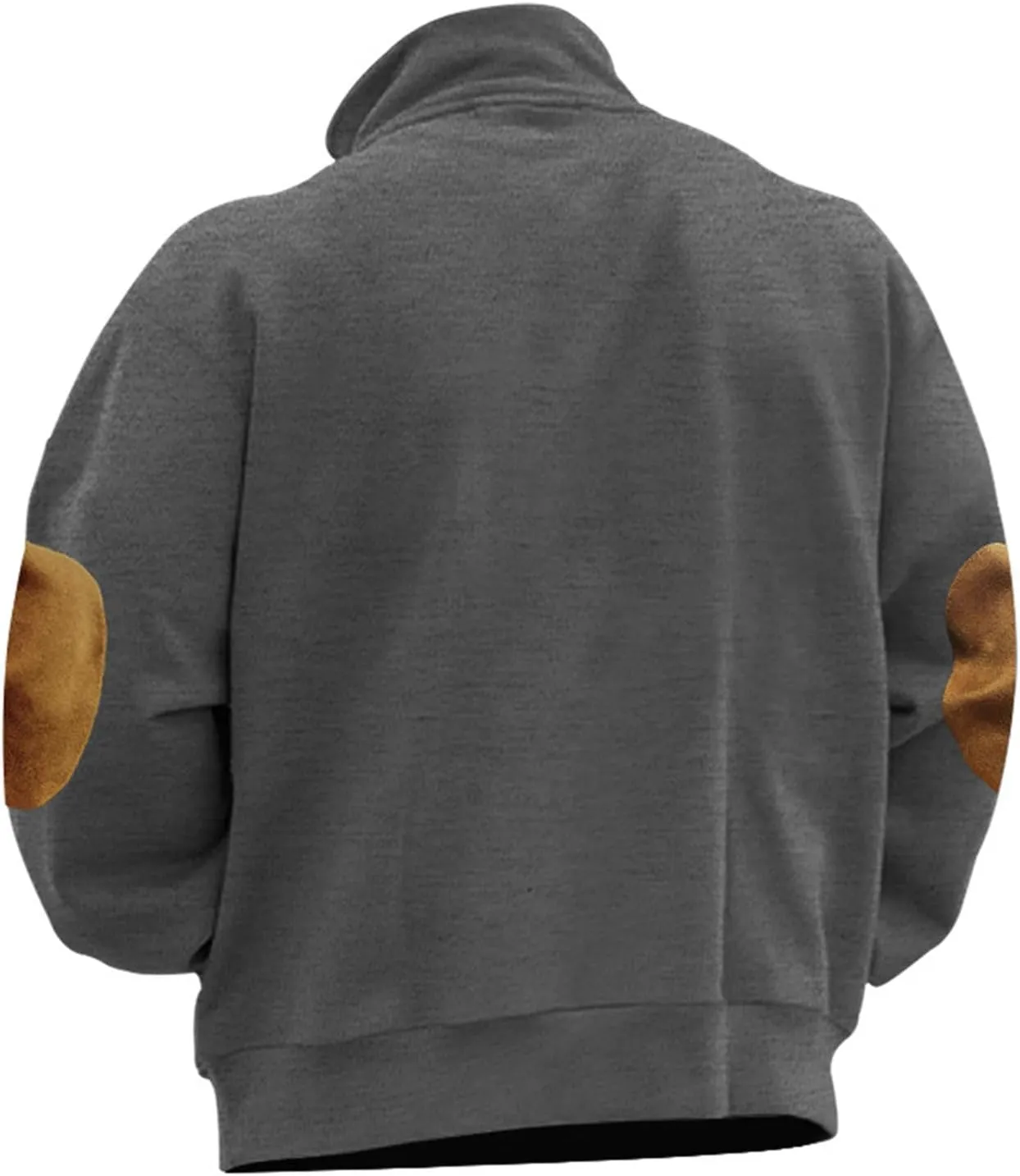 Solid Hoodie Pullover Sweater Men's Fashion Fall And Winter Casual Long Sleeve Half Zip Long Sleeve Sweatshirt Top
