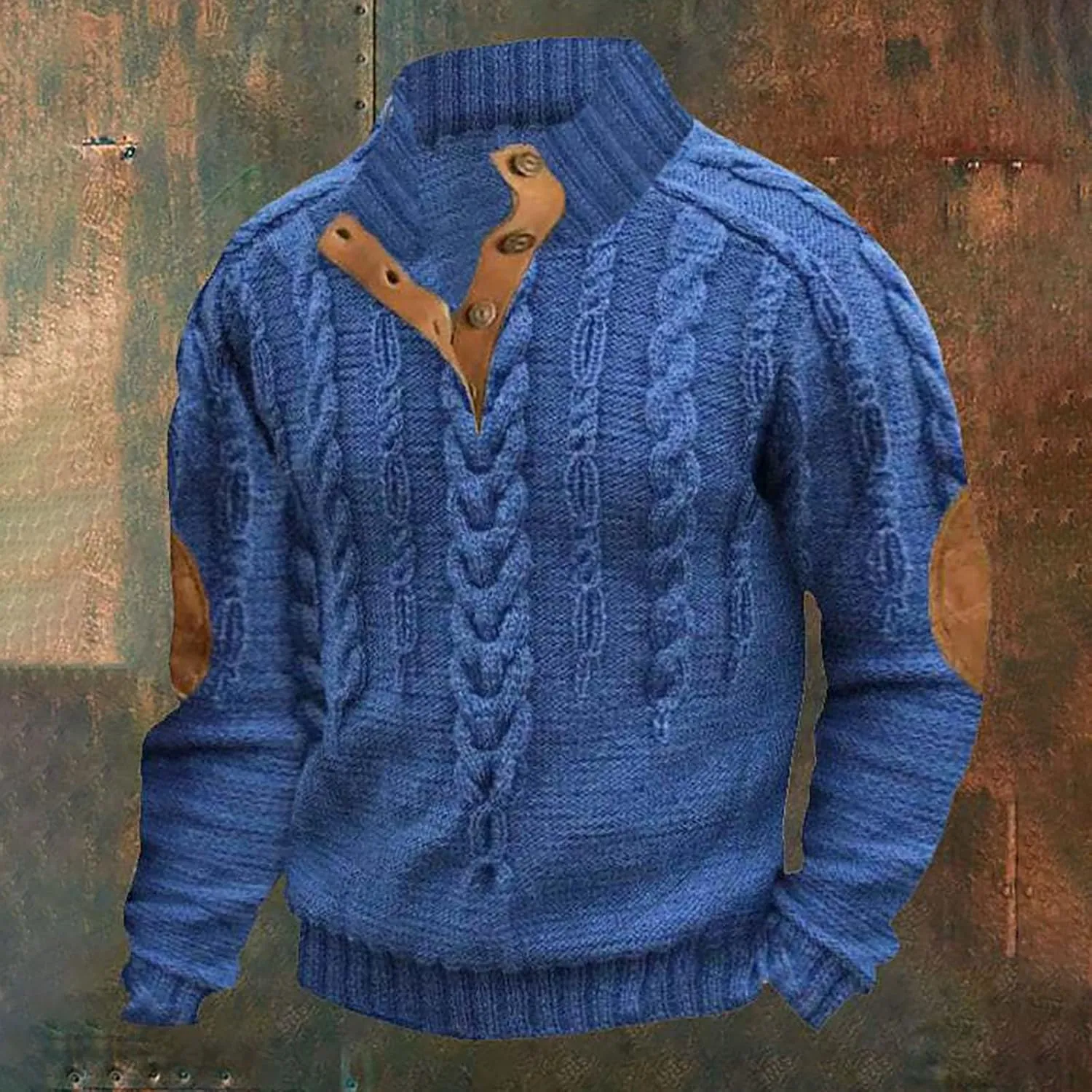 Solid Hoodie Pullover Sweater Men'S Fashion Spring And Autumn Casual Short Sleeved Round Neck Solid Color Thin