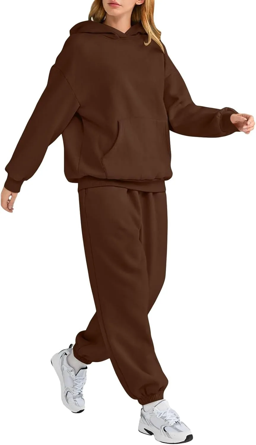 Sweat Suits for Womens 2 Piece Lounge Hoodie Sweatsuit Sets Oversized Sweatshirt Baggy Sweatsuit Casual Y2k Set