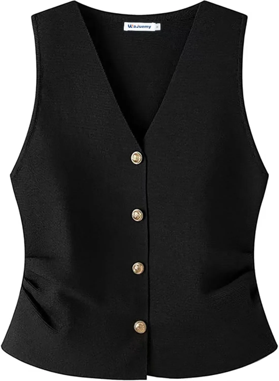 Sweater Vest Top for Women Dressy Sleeveless V Neck Cardigan Sweater Elegant Button Up 2025 Trendy Sweaters Tank Vest