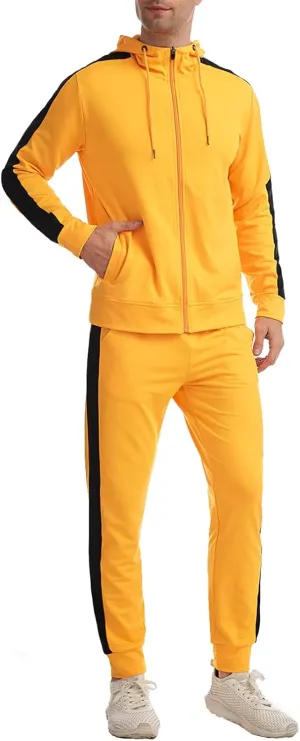Sweatsuits for Men Tracksuit Men Track Suits 2 Piece Set Zip Up
