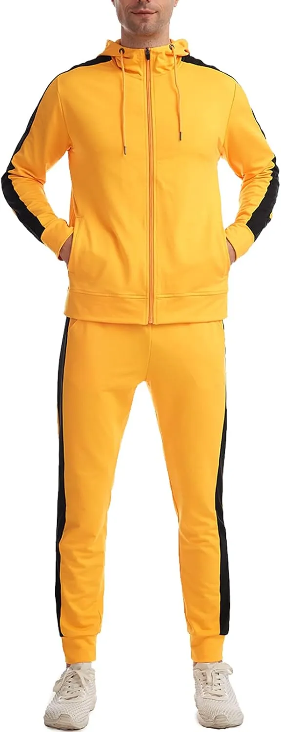 Sweatsuits for Men Tracksuit Men Track Suits 2 Piece Set Zip Up