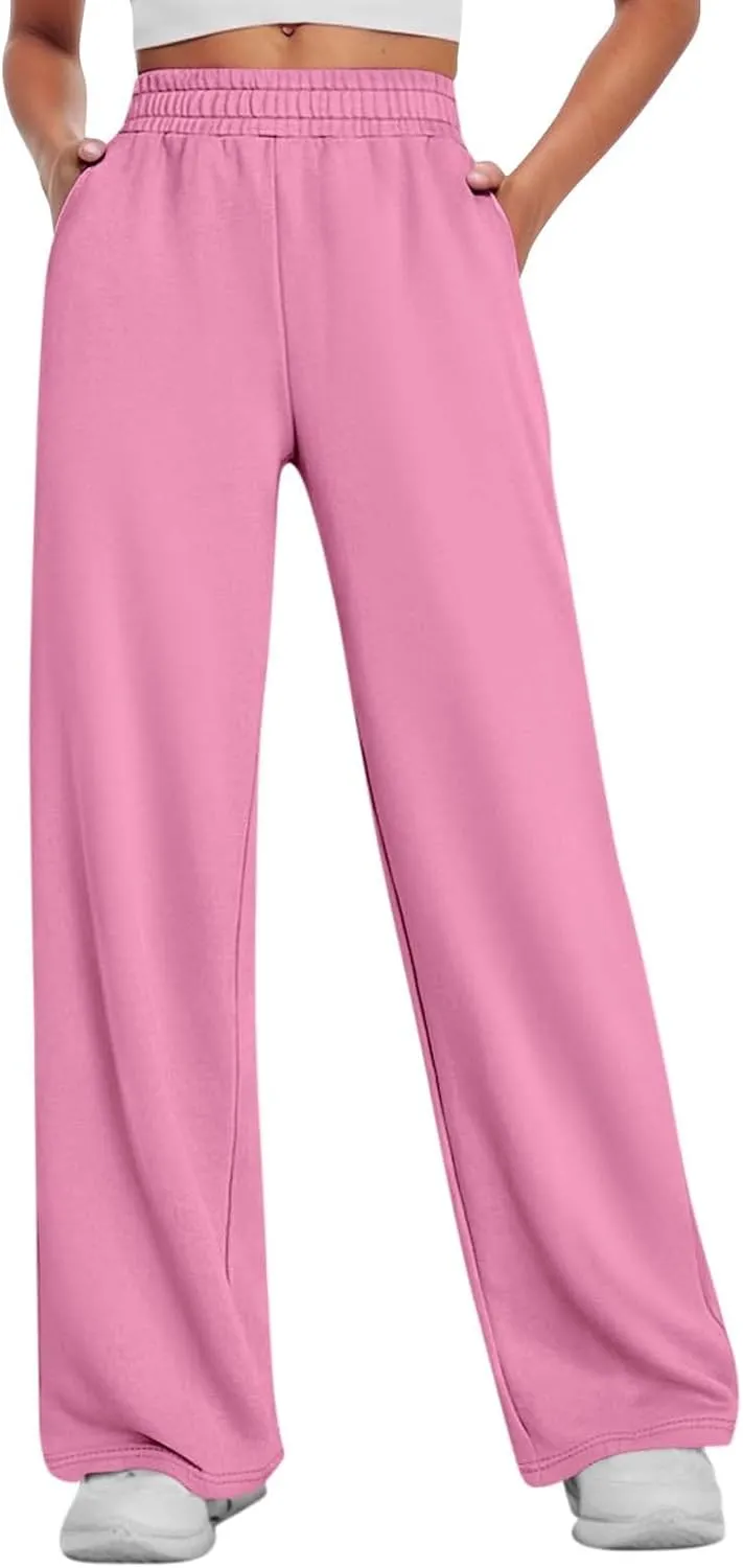 Sweatsuits Women 2 Piece Outfit Fleece Oversized Bow Hoodie and Sweatpants Track Suits Matching Lounge Pants Sets