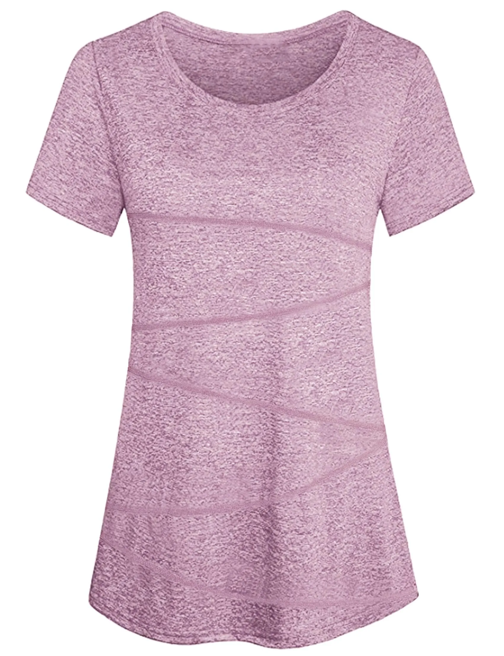 T-SHIRT Sport Femme  Manches Courtes Top de Yoga Casual Respirant