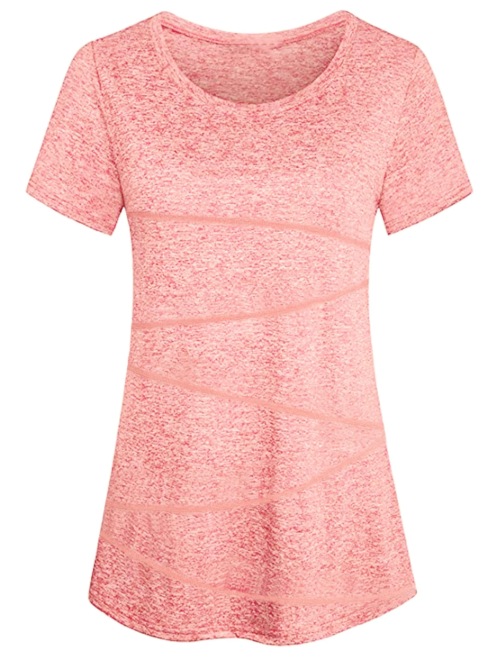 T-SHIRT Sport Femme  Manches Courtes Top de Yoga Casual Respirant