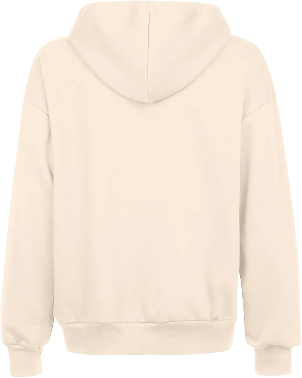 TANGNADE Women's Zip Up Hoodies Drawstring Fall Jacket Oversized Casual Sweatshirts Pullover with Pocket 2024 Winter Clothes