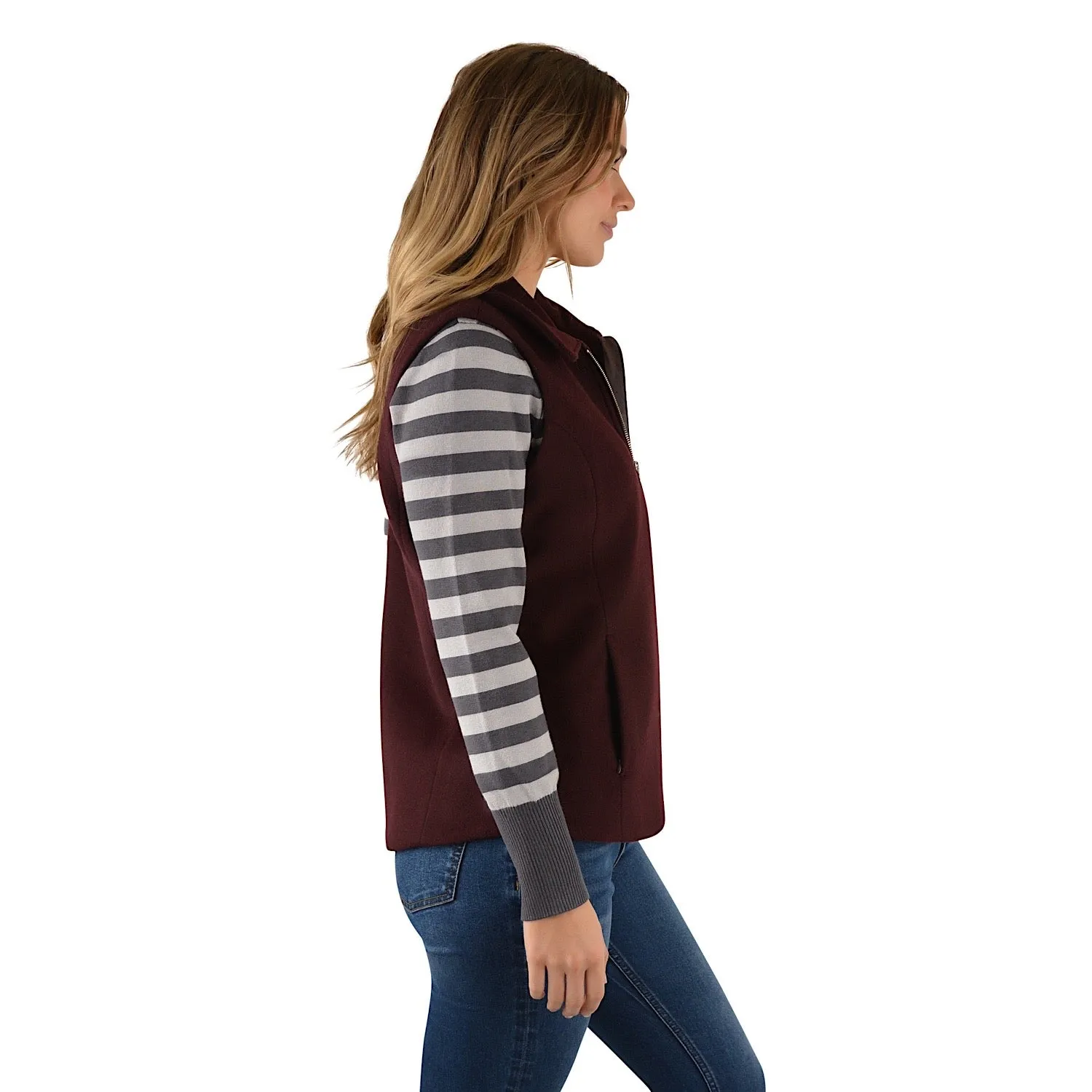 Thomas Cook Women's Toni Vest Burgundy