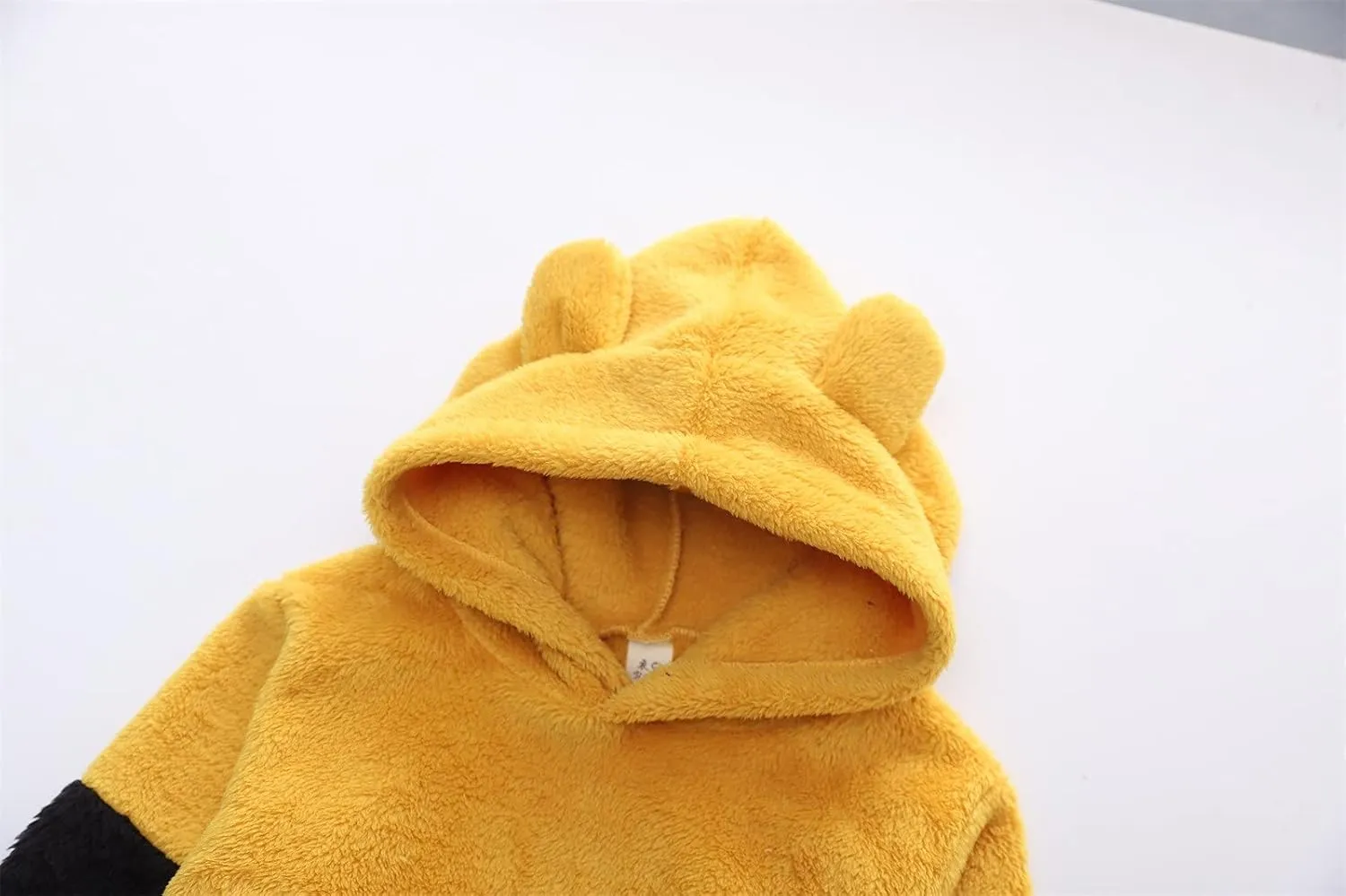 Toddler Boy Girl Sherpa Hoodies Warm Fleece Hooded Pullover Sweatshirt Long Sleeve Outwear Kids Fall Winter Outfit