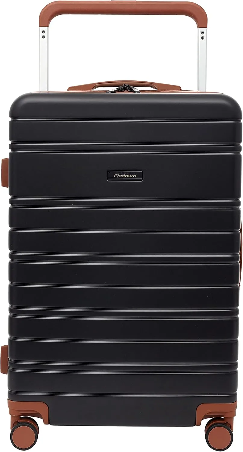 Travelers Club 2PC Navigate Luggage Set, Black, 20" Carry-On