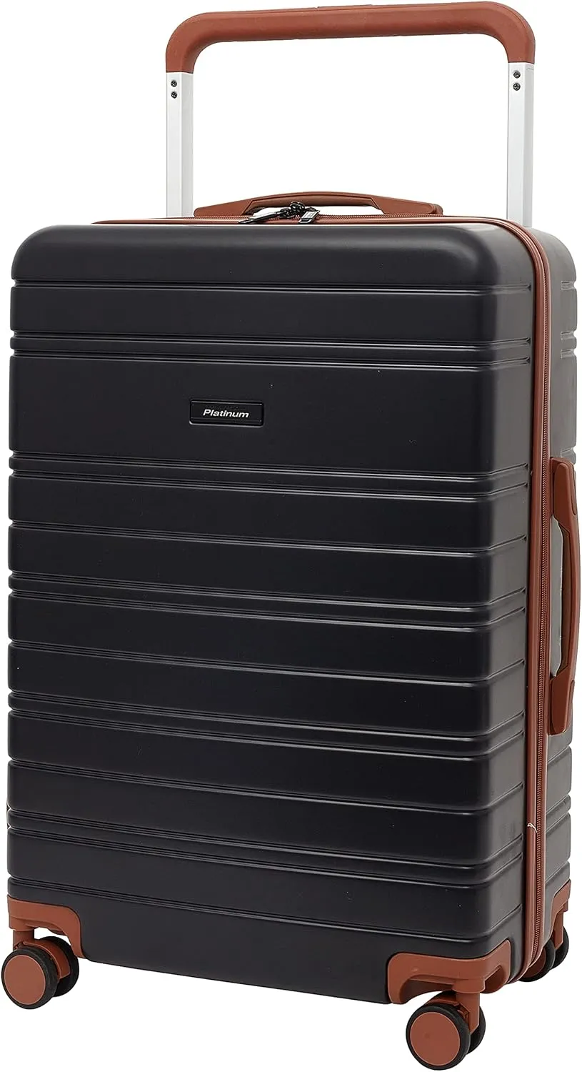 Travelers Club 2PC Navigate Luggage Set, Black, 20" Carry-On