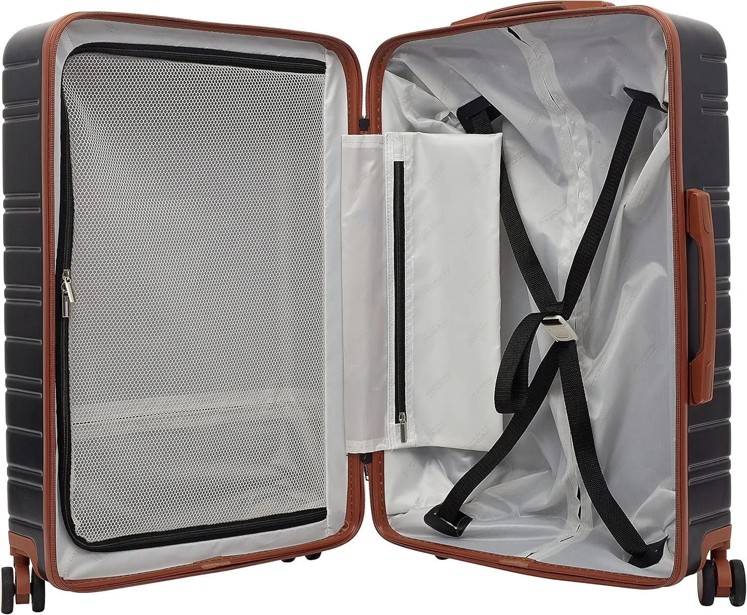 Travelers Club 2PC Navigate Luggage Set, Black, 20" Carry-On