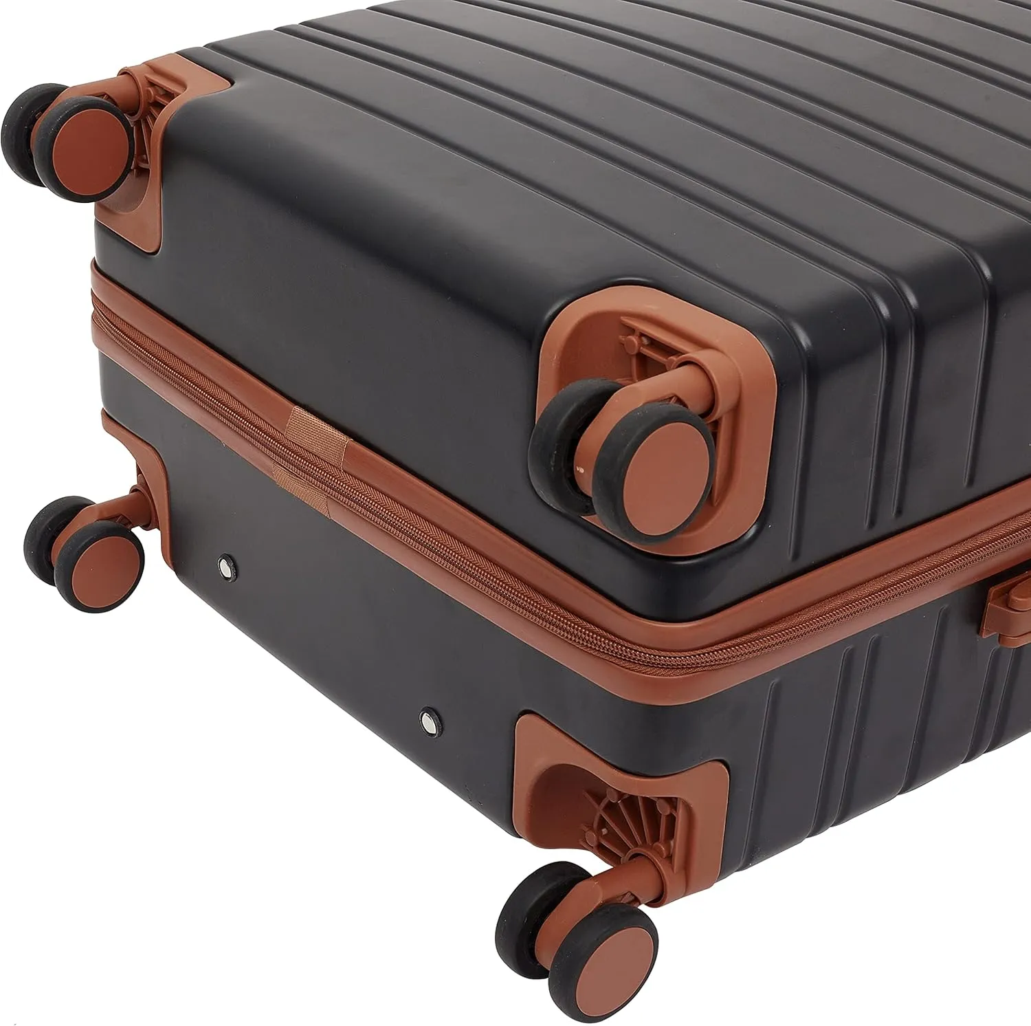 Travelers Club 2PC Navigate Luggage Set, Black, 20" Carry-On