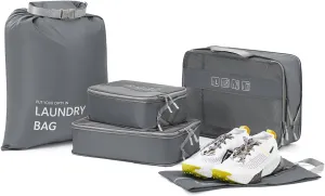 Travelkin 3 Set Packing Cubes - Compression Packing Cubes for Suitcase, Travel Organizers Bag Set