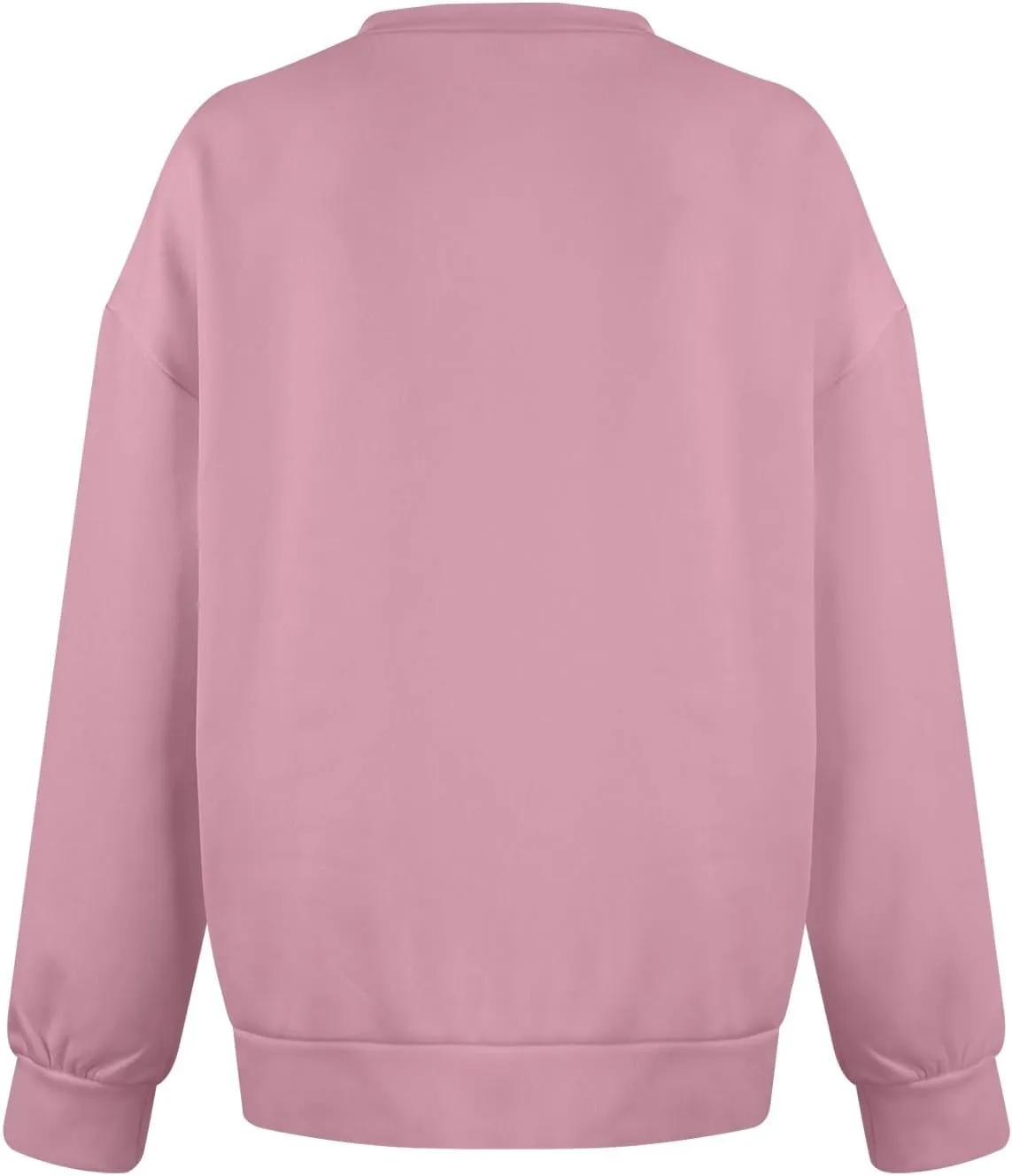V Neck Sweatshirt Women No Hood Pocket Oversized Comfy Hoodie Y2k Soft Plain Fleece Pullover Cute Sweatshirts