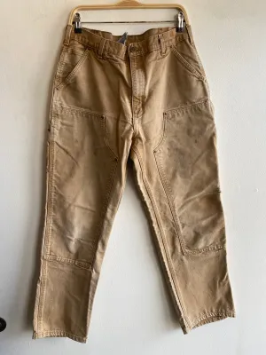 Vintage Y2K Carhartt Double Knee Canvas Work Pants