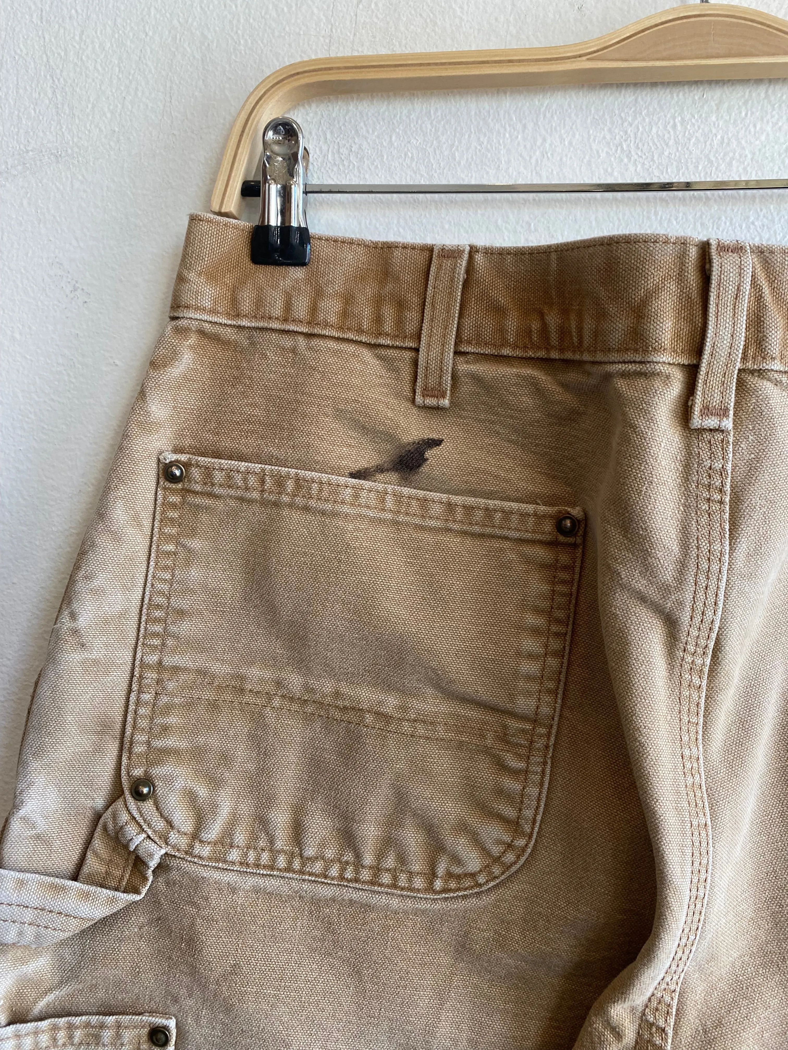 Vintage Y2K Carhartt Double Knee Canvas Work Pants