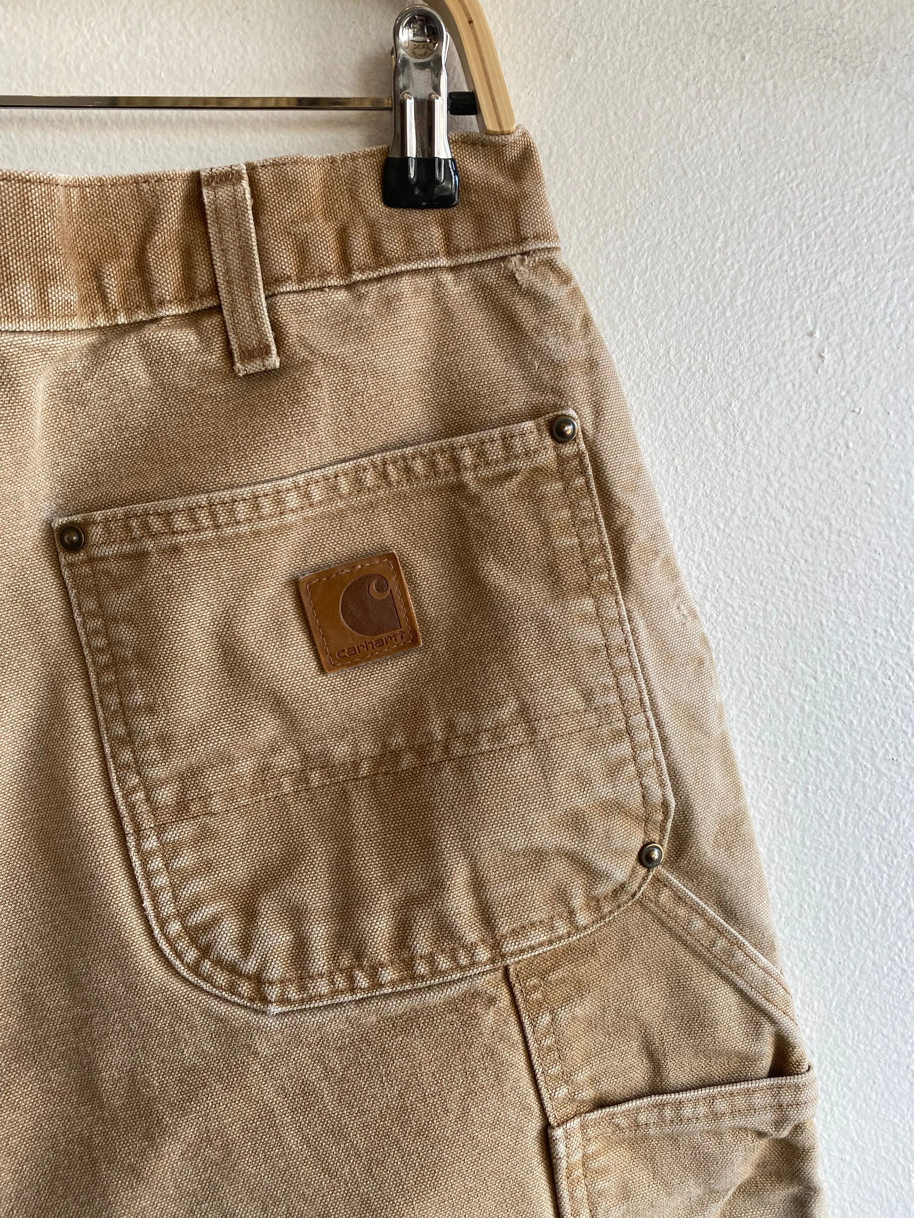 Vintage Y2K Carhartt Double Knee Canvas Work Pants
