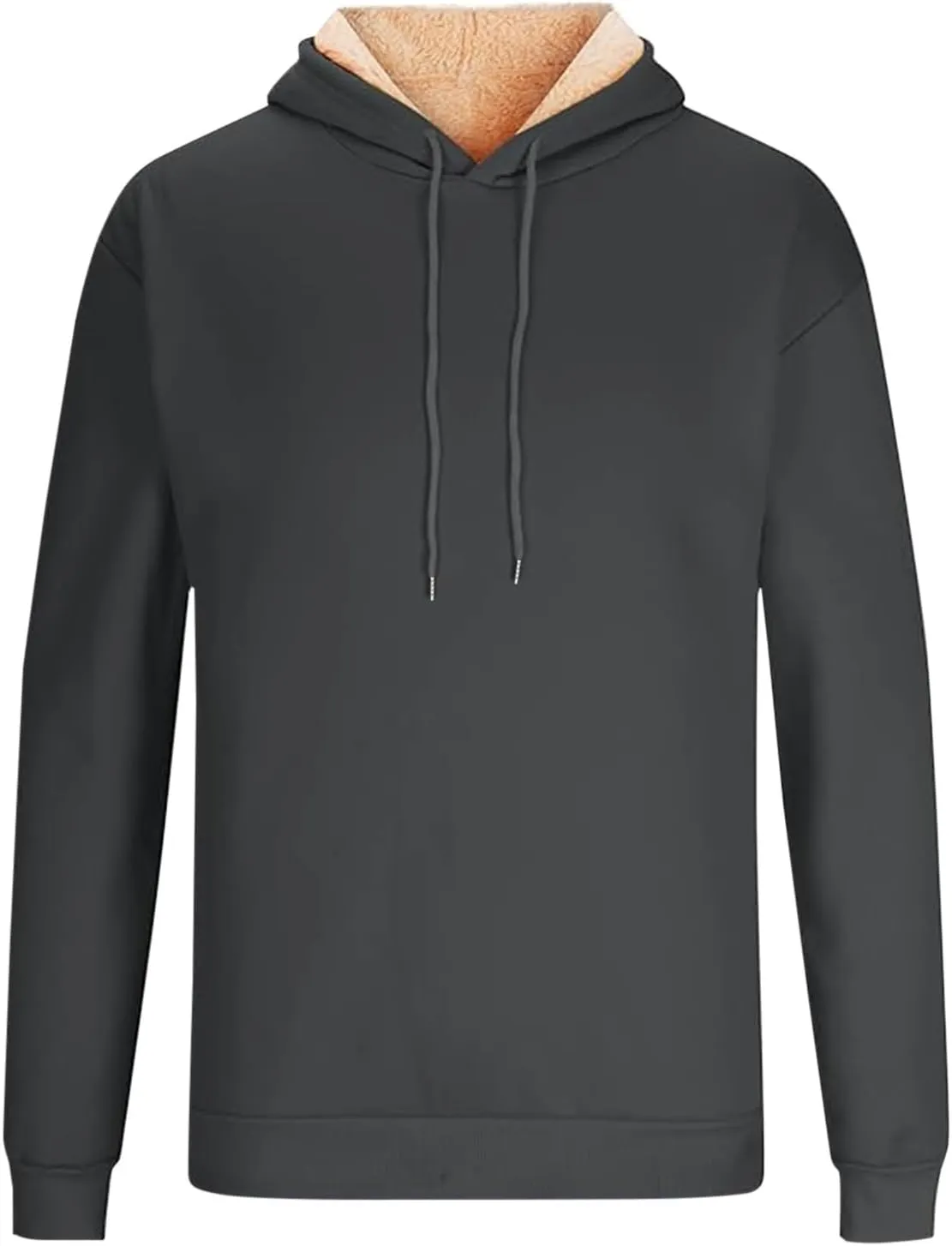 Warm Hoodies for Men 2024 Winter Fleece Heavyweight Thick Hoodie Pullover Sweatshirts Thermal Jacket with Pockets