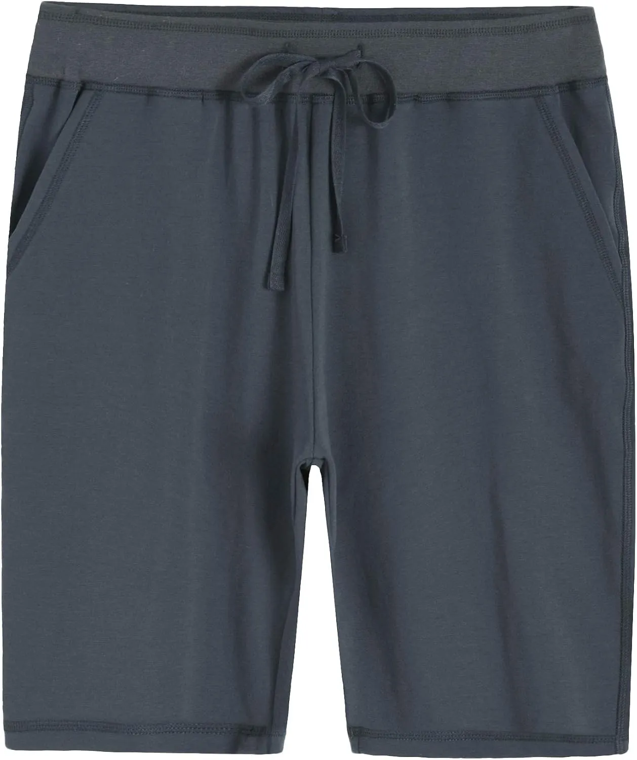 Weintee Women's Soft Knit Bermuda Shorts with Pockets