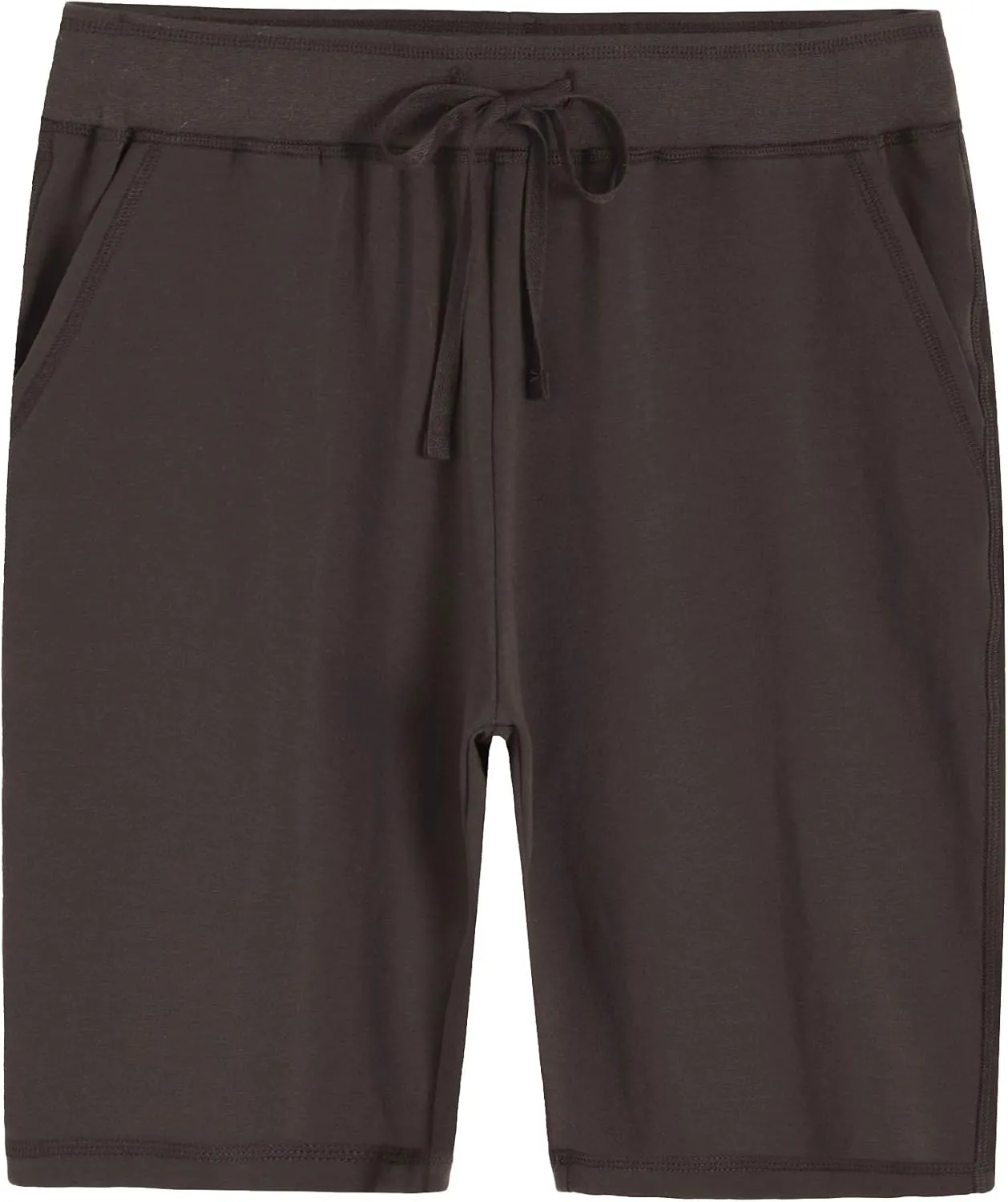 Weintee Women's Soft Knit Bermuda Shorts with Pockets